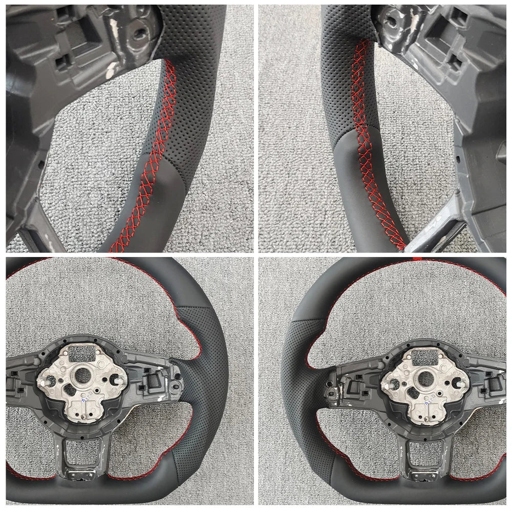 Volante deportivo perforado para VW Golf y Polo GTI